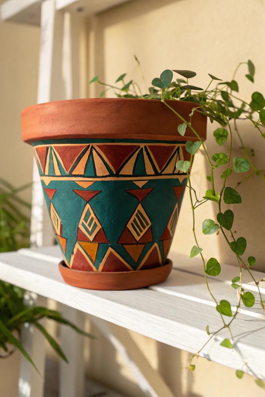 Transform your space with a splash of color: Upcycled elegance for your plants!