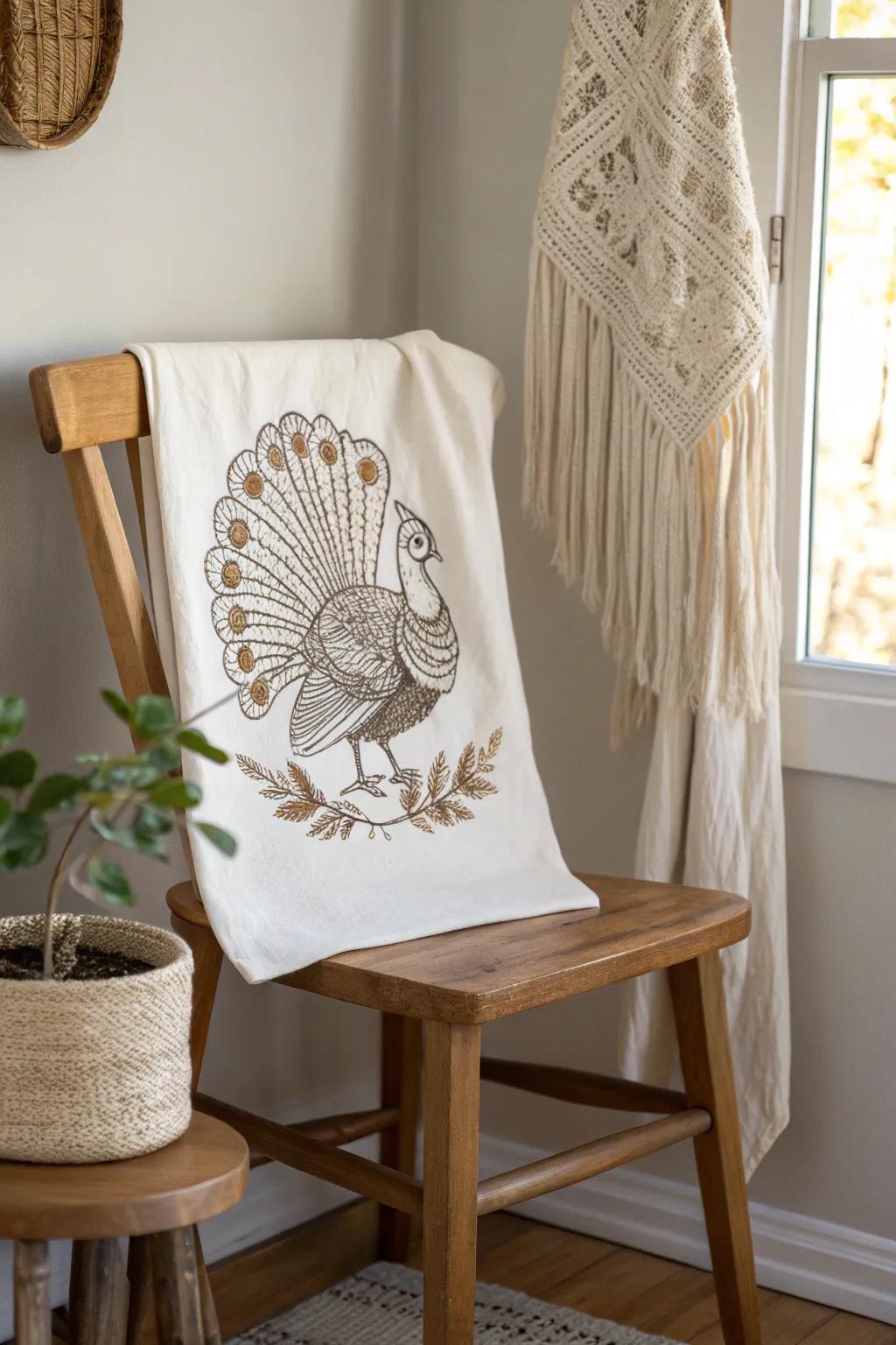 Embrace the season with a classic turkey design that sparkles with simplicity and elegance. 🍂🦃✨