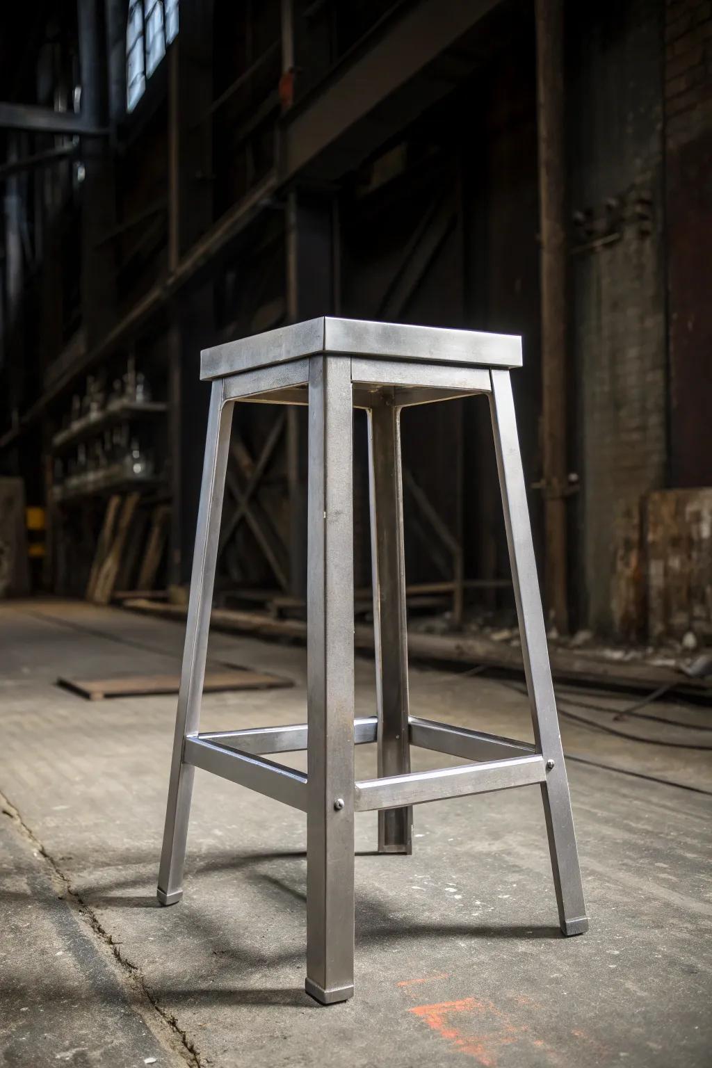 Simple Steel Elegance: A testament to the beauty of minimalism and craftsmanship.