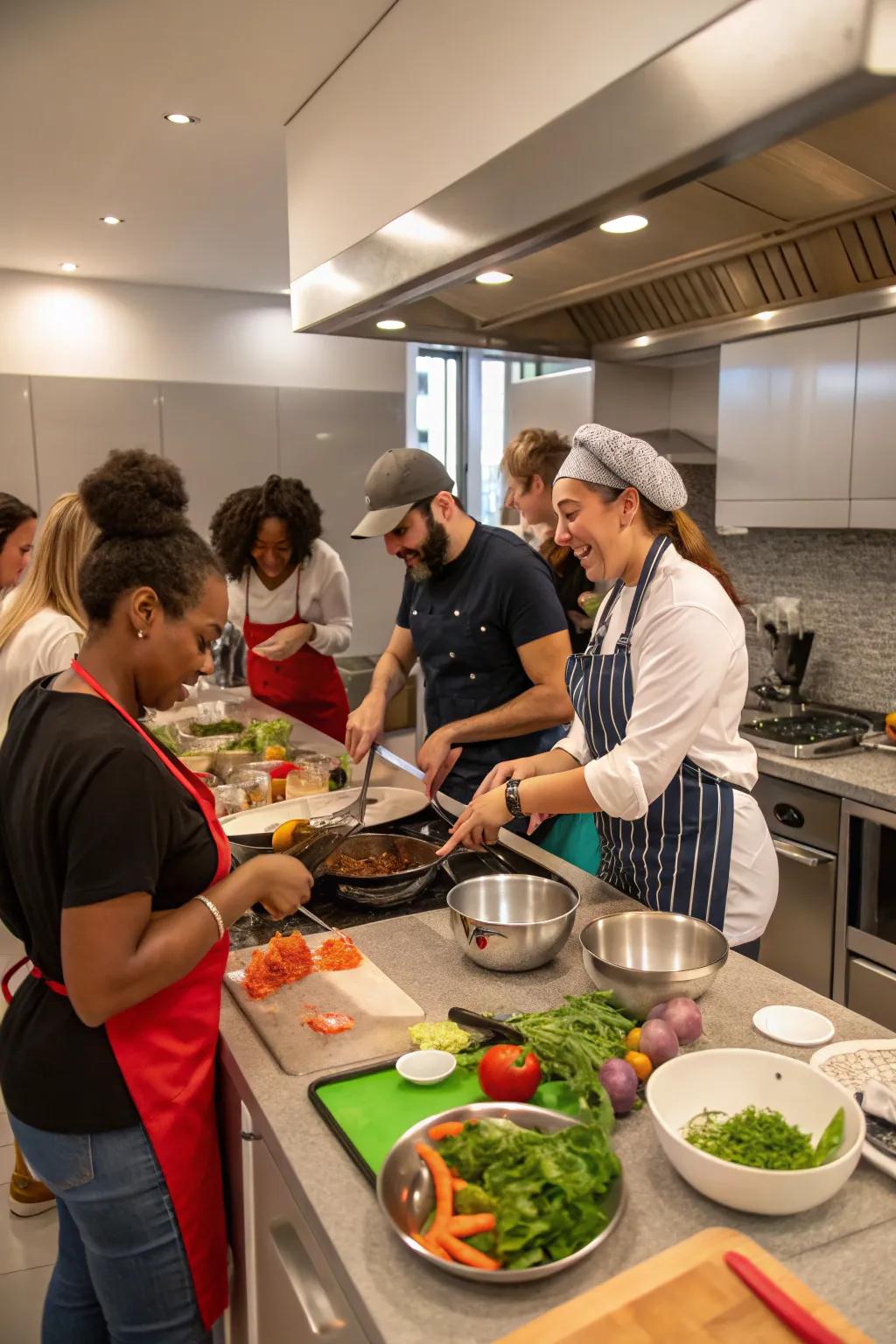 Learn delicious new recipes with a fun cooking class.