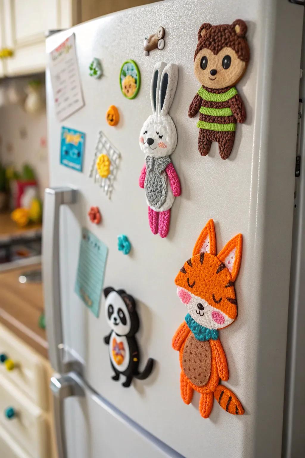 Add fun to your fridge with custom magnets.