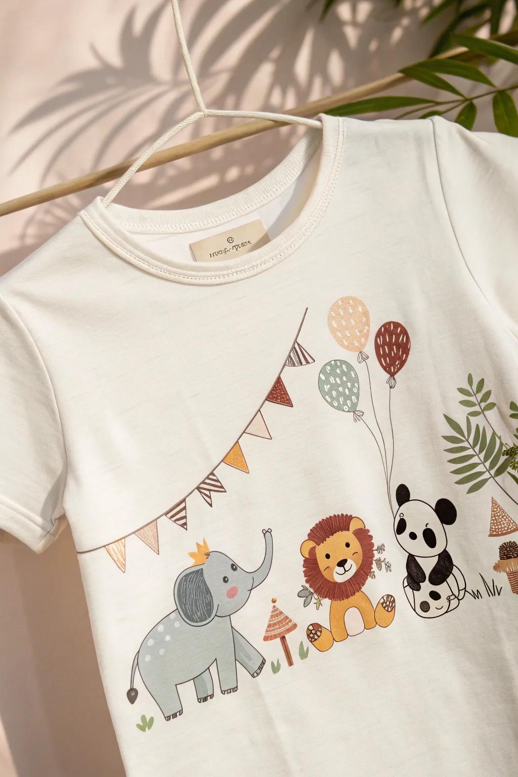 Celebrate in style with Scandinavian simplicity and a parade of playful animals!