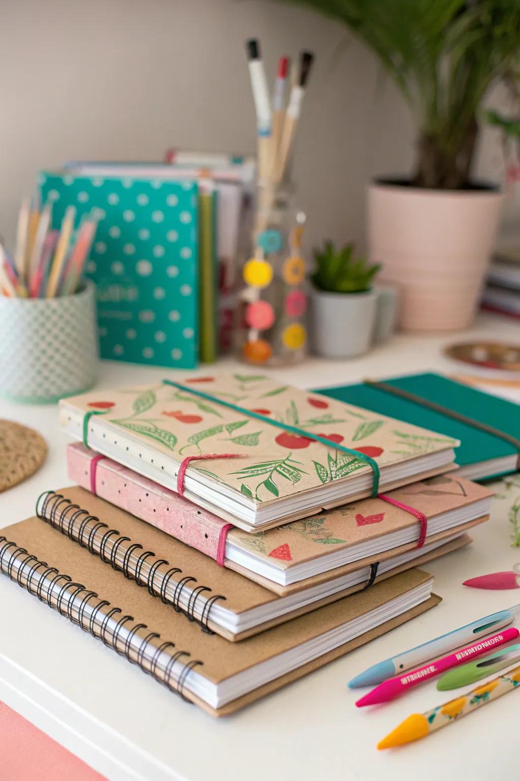 Stand out with unique notebook covers.