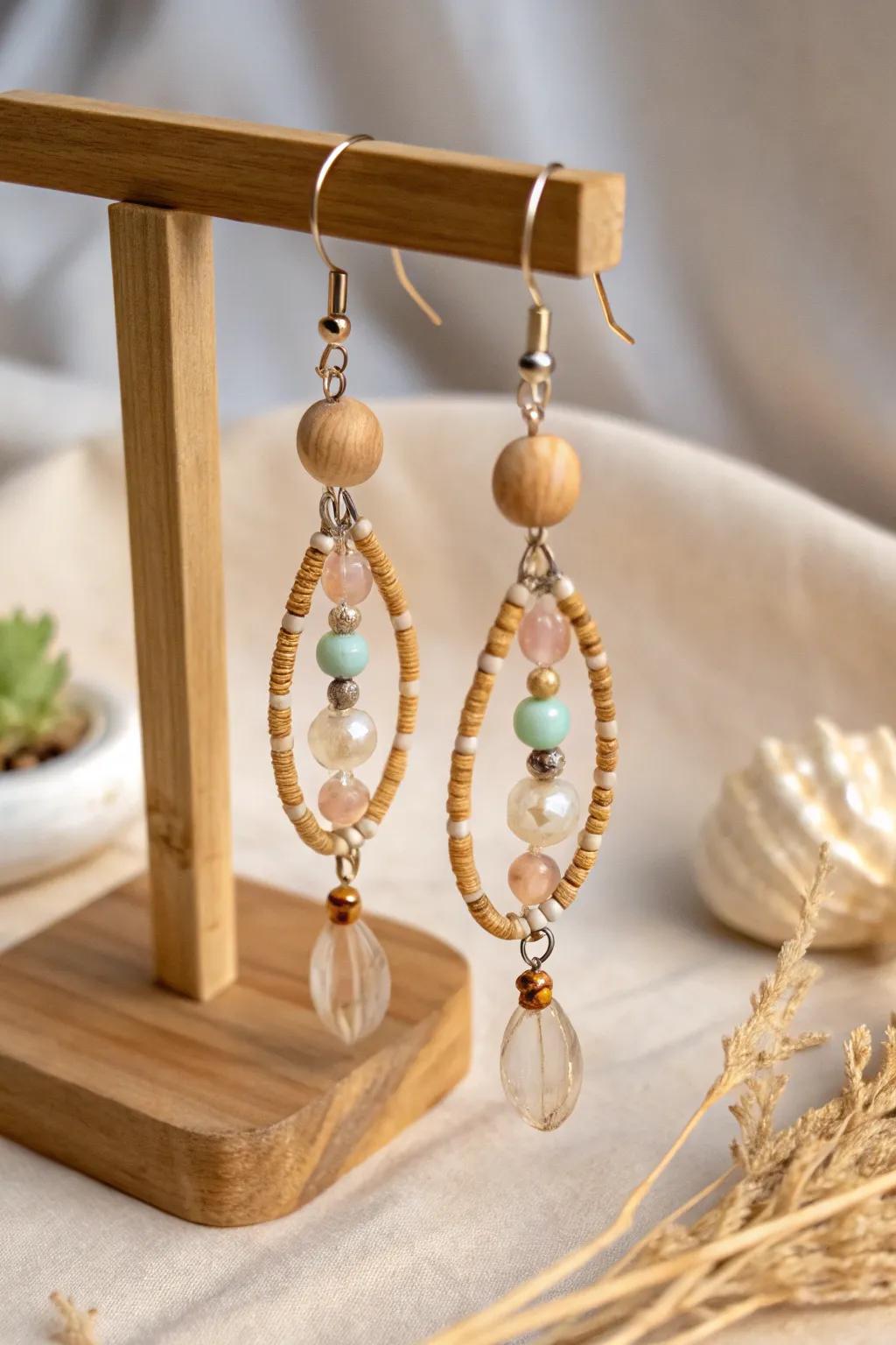 Discover the art of mixing and matching for uniquely stunning beaded earrings.