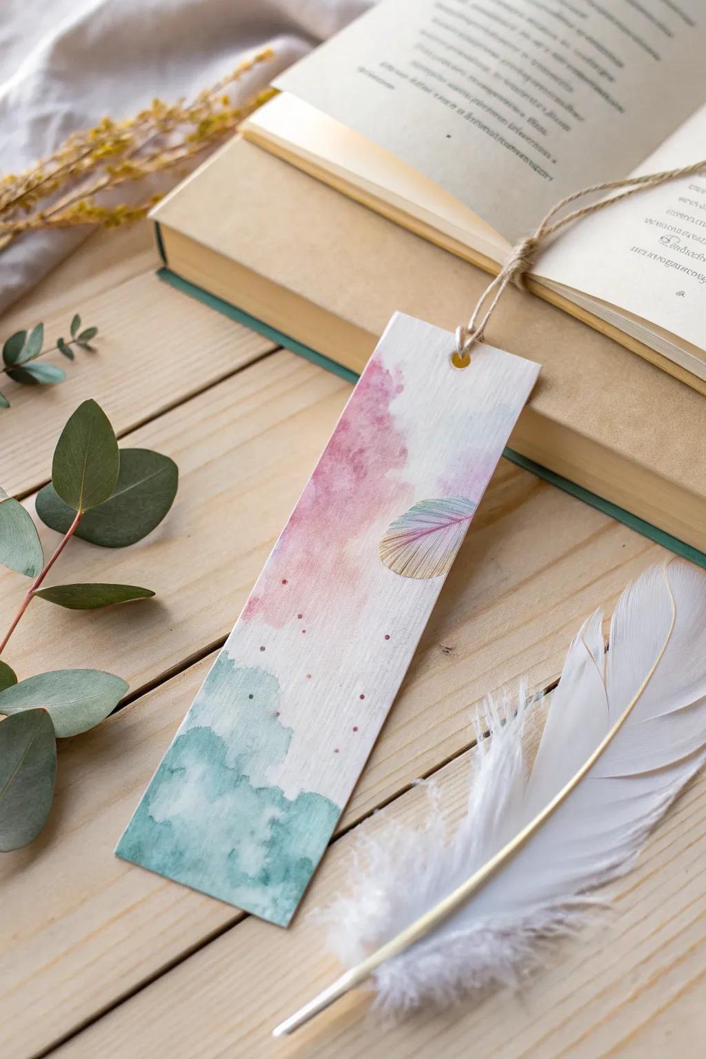 Elevate your reading with a touch of artful serenity. Discover the beauty of watercolor dreams.