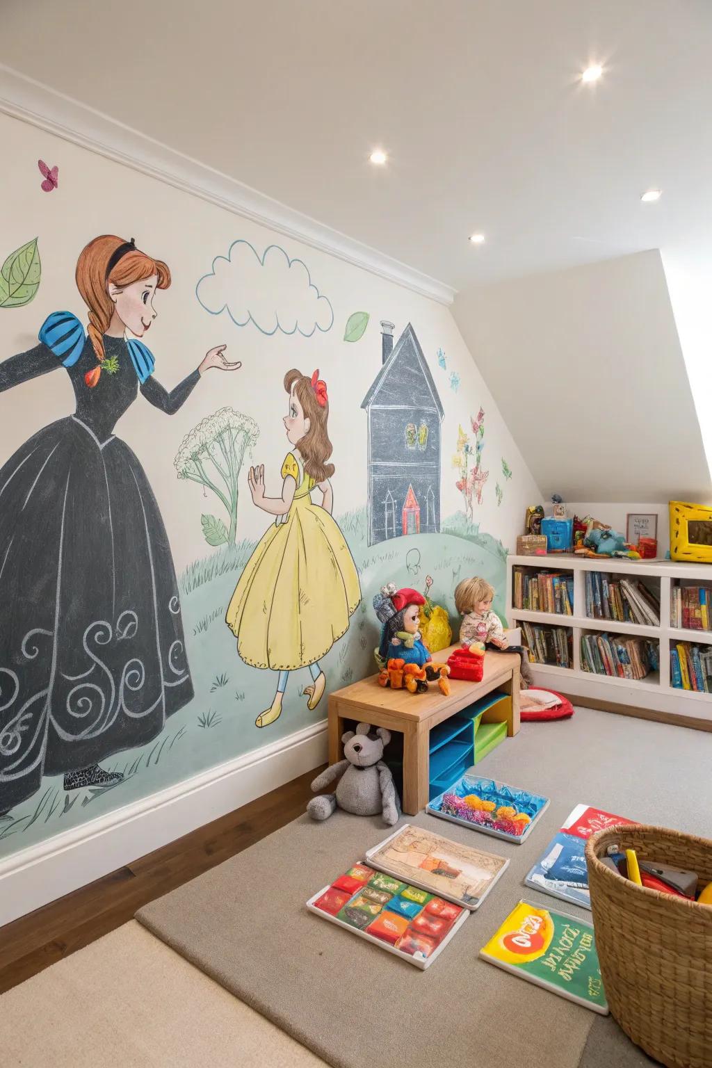 Enchant your children's space with their favorite storybook characters.