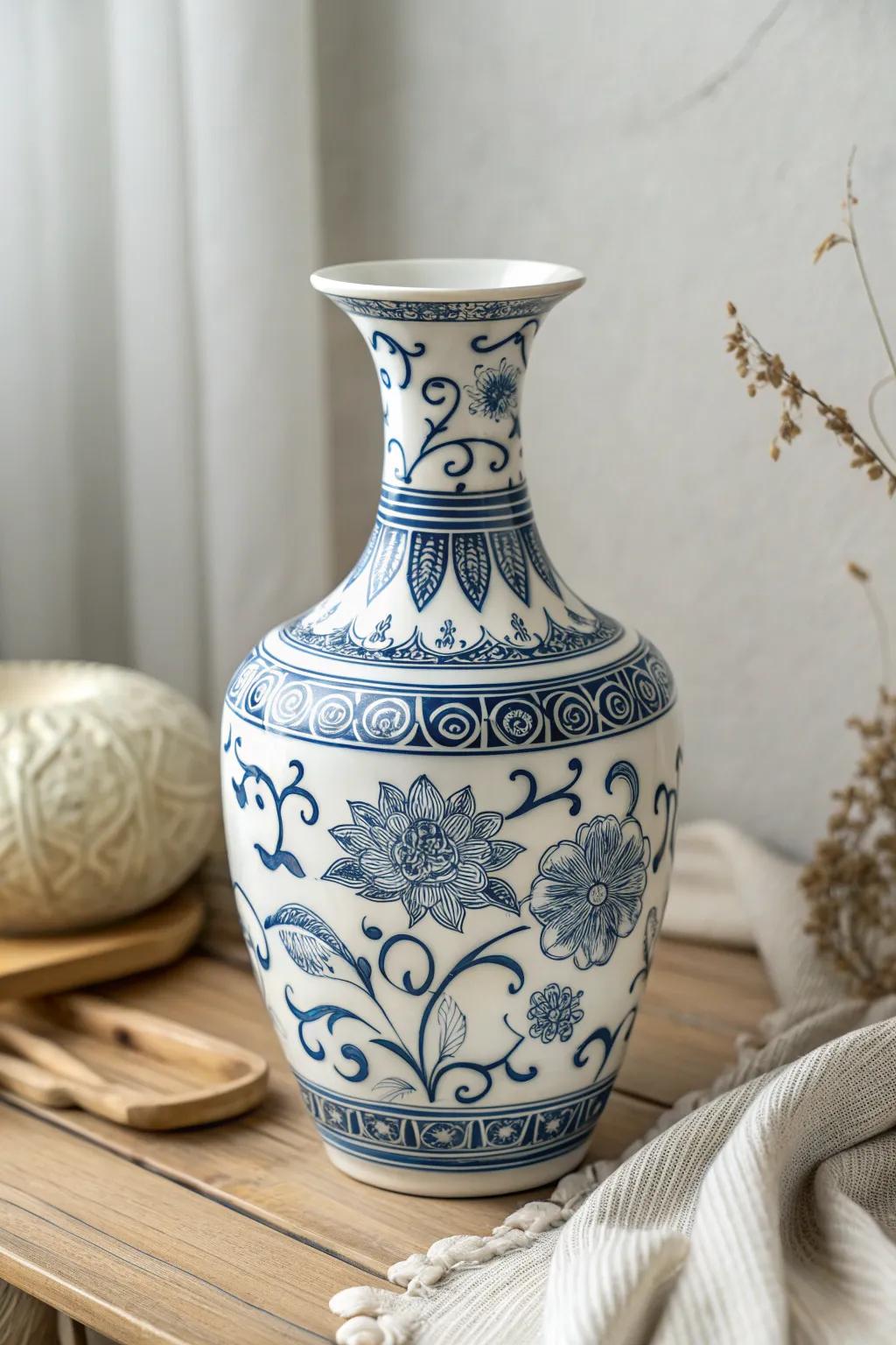 Add a touch of historical elegance to your decor with Ming vase painting.
