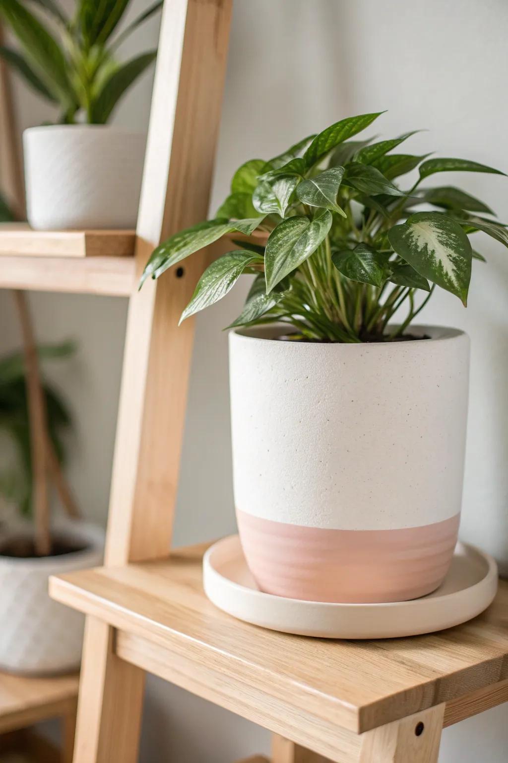 Transform your indoor garden with color-changing plant pots that bring a playful touch to your space.