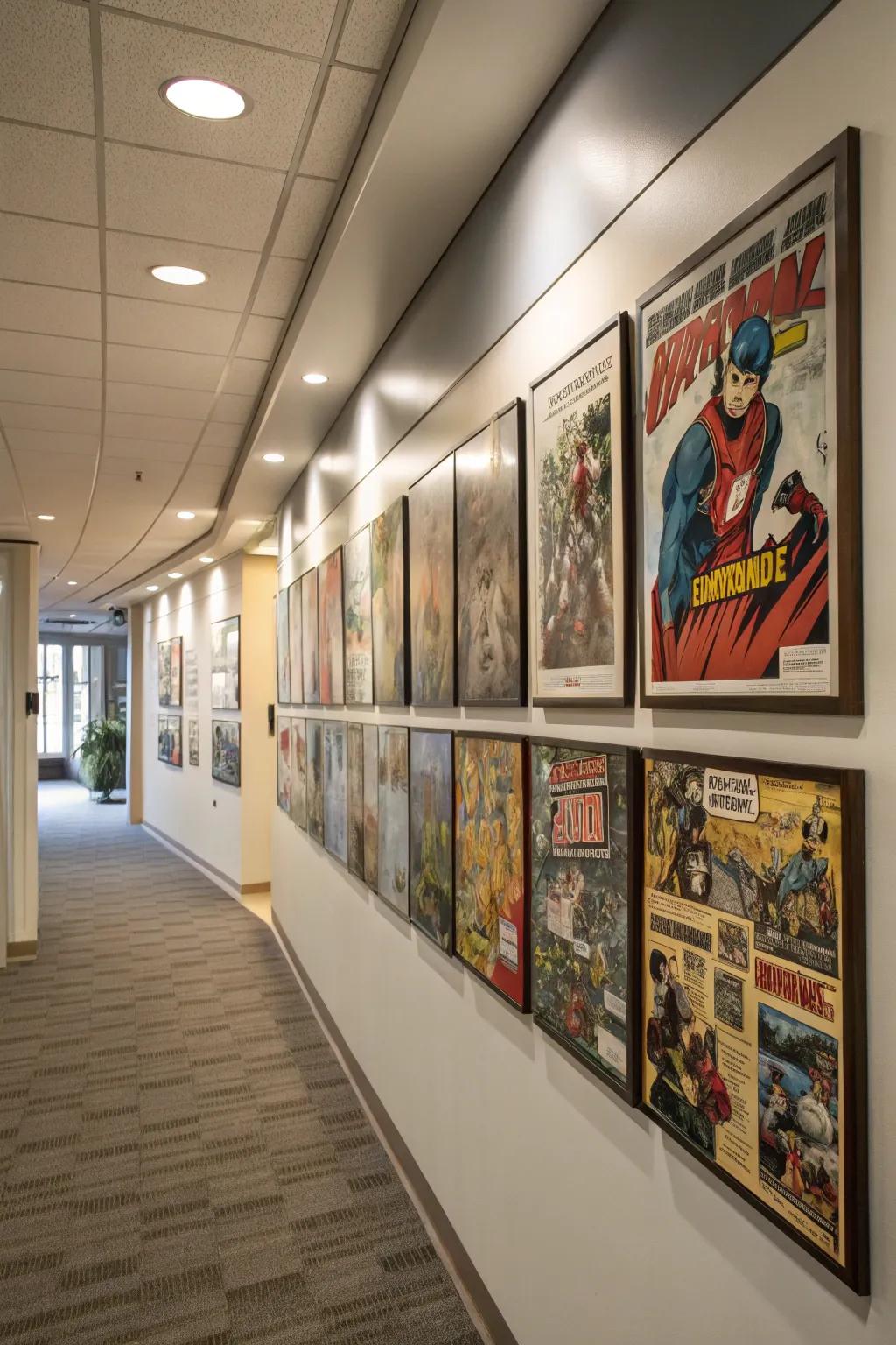 Wall mounts turn your comics into eye-catching art displays.