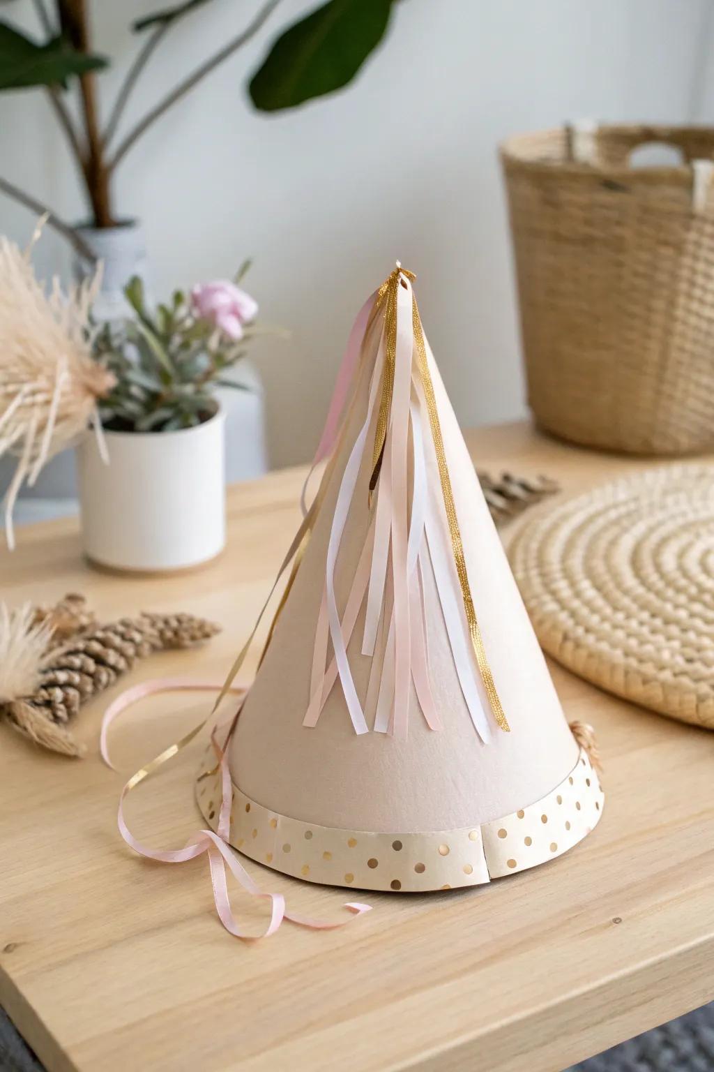 Elevate your party with handcrafted elegance—create stunning crate paper hats that charm every guest!