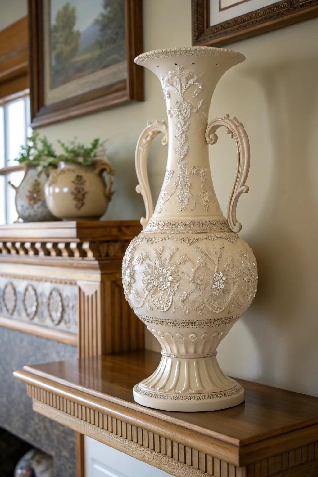 Celebrate love with a beautifully crafted wedding vase.