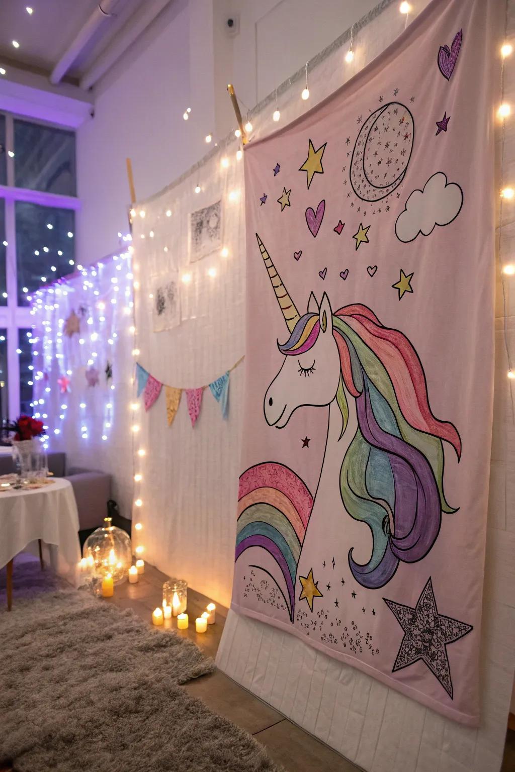 Fantastical unicorn art that adds magic and wonder to your home.