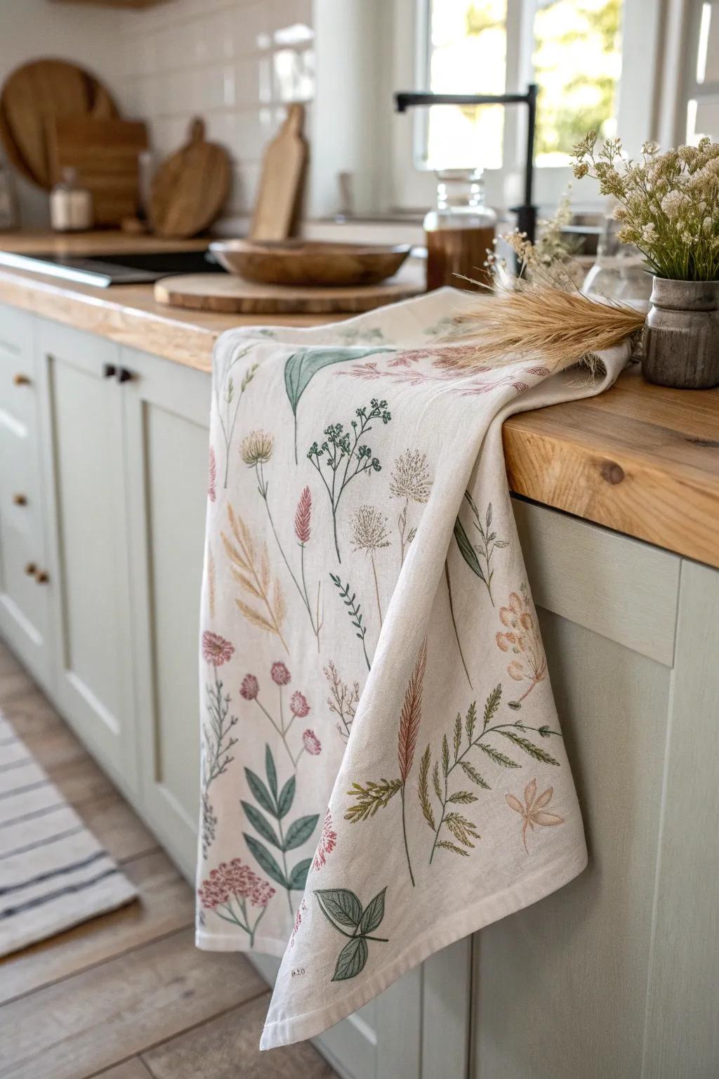 Craft a touch of love with custom tea towels – a heartfelt gift for your best friend.