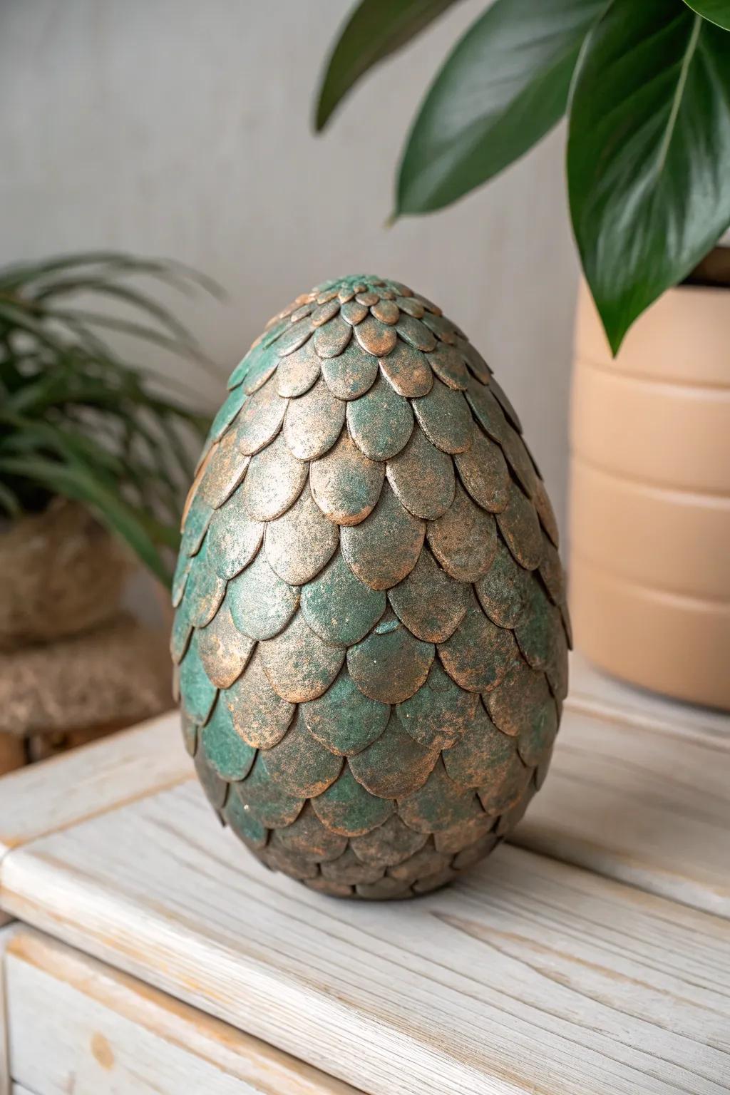 Transform your space with a touch of ancient artistry—explore the beauty of distressed dragon eggs.