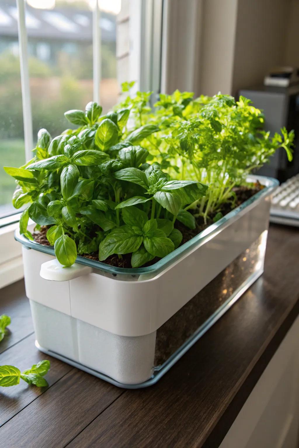 Transform your kitchen with a DIY hydroponic garden: upcycle, grow, thrive.