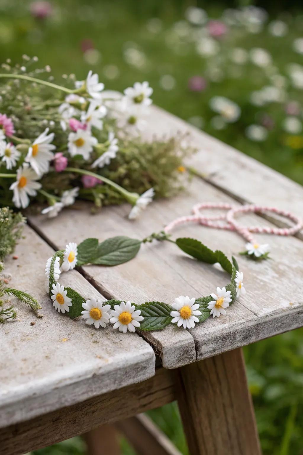 Capture the essence of summer with a Daisy Chain bracelet.