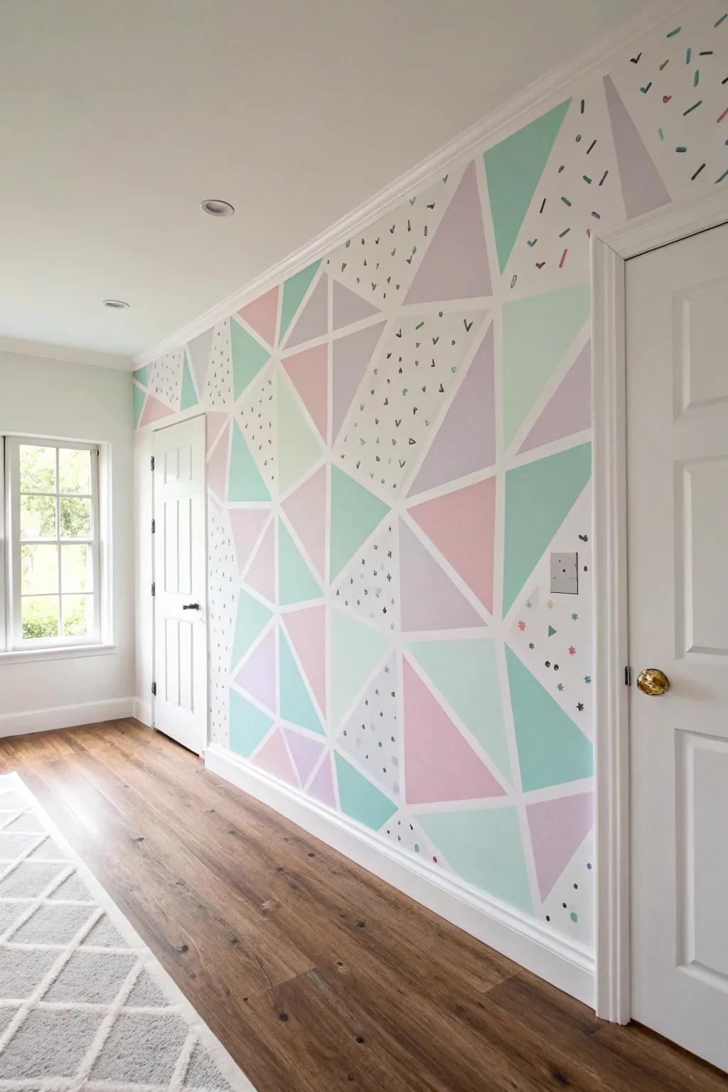 Transform your space with a confetti of colors and clean lines. Perfect for a playful yet sophisticated touch!