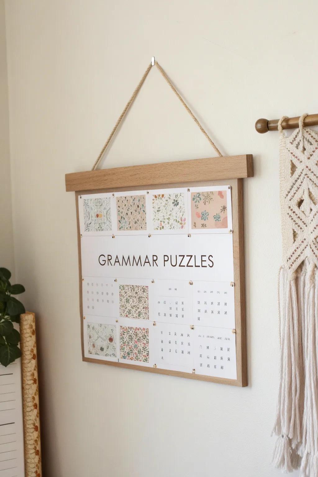 Elevate your classroom with these charming grammar puzzles—where teamwork meets simplicity in style.