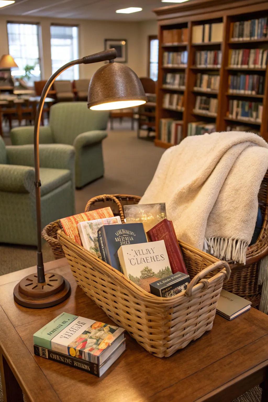 Support dad's love for reading with a bookworm's treasure box.