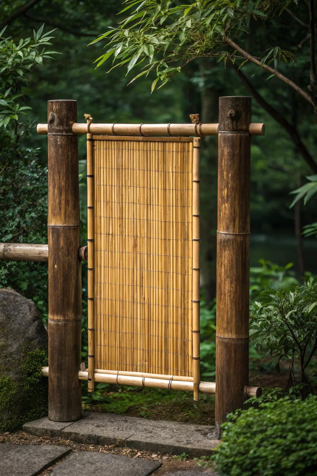 Elevate your outdoor space with the timeless elegance of bamboo screens.