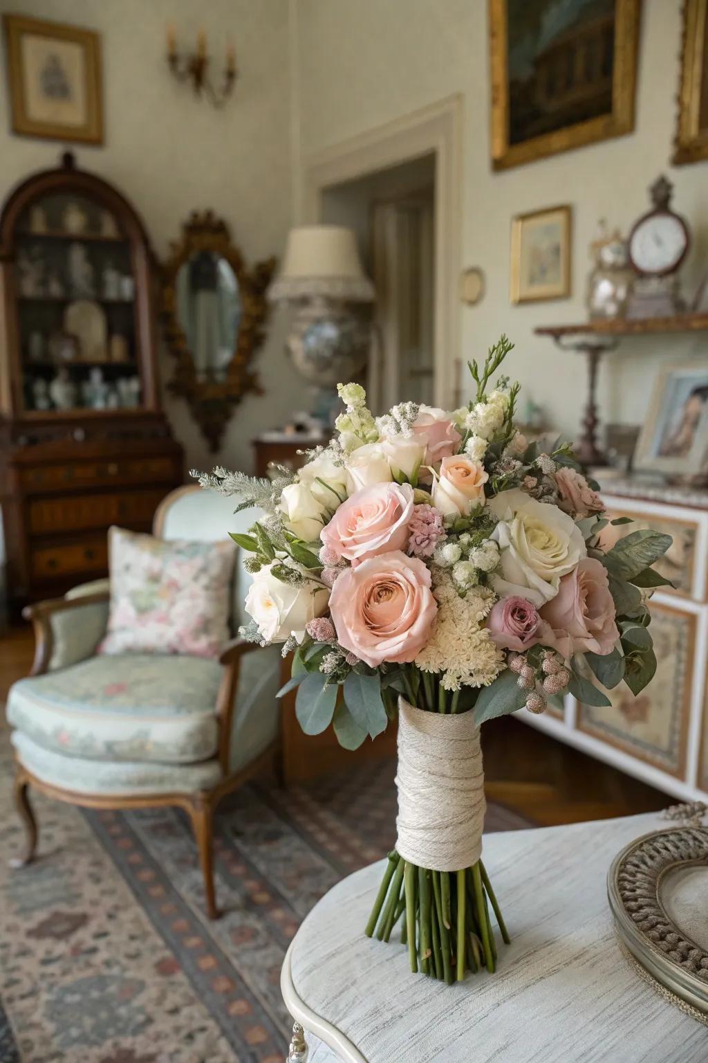 A bouquet that brings the charm of bygone days to life.