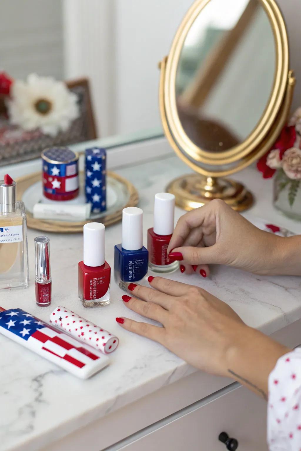 Nail the look: Patriotic polish for festive flair