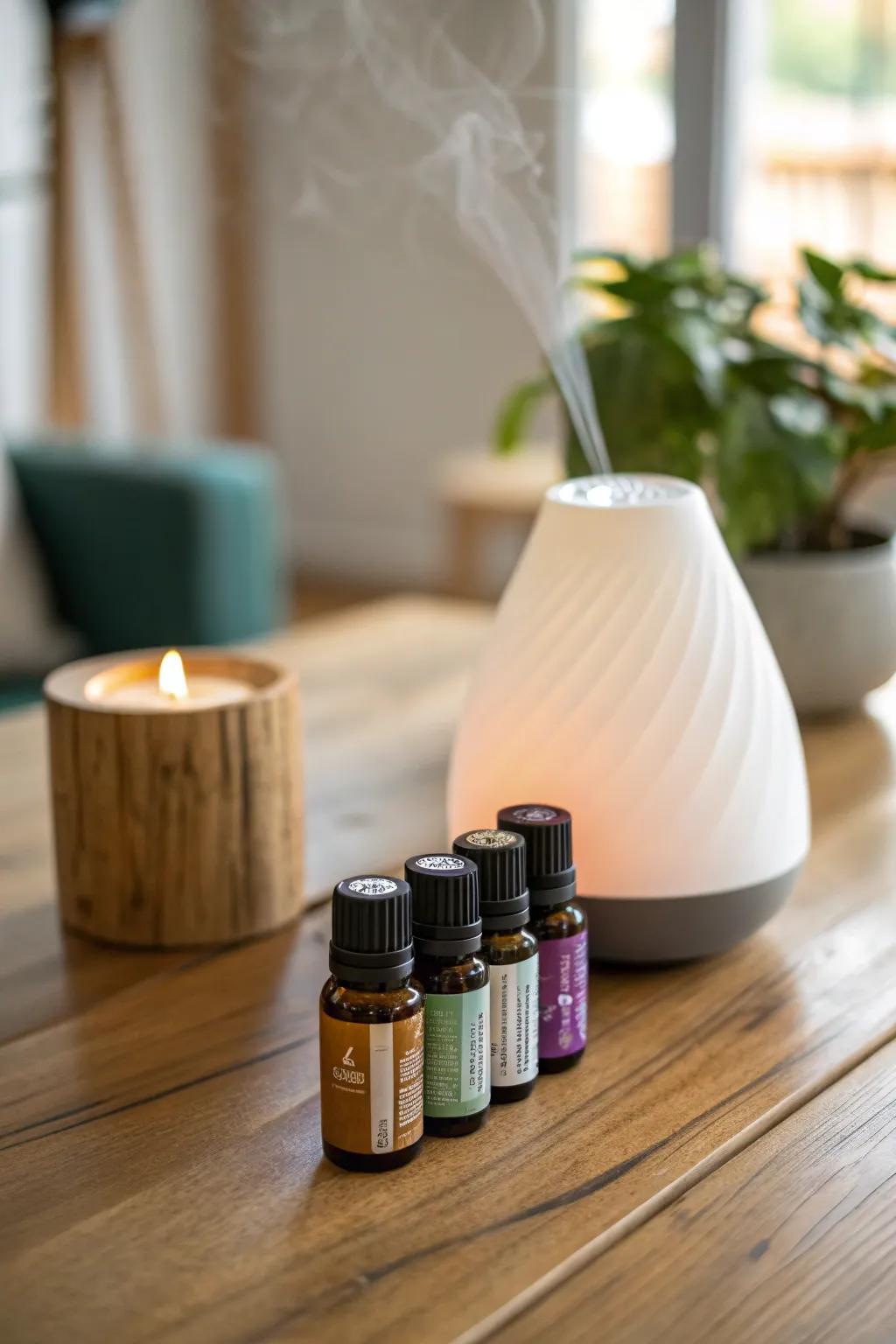 Essential oil blends bring aroma and wellness into the home.