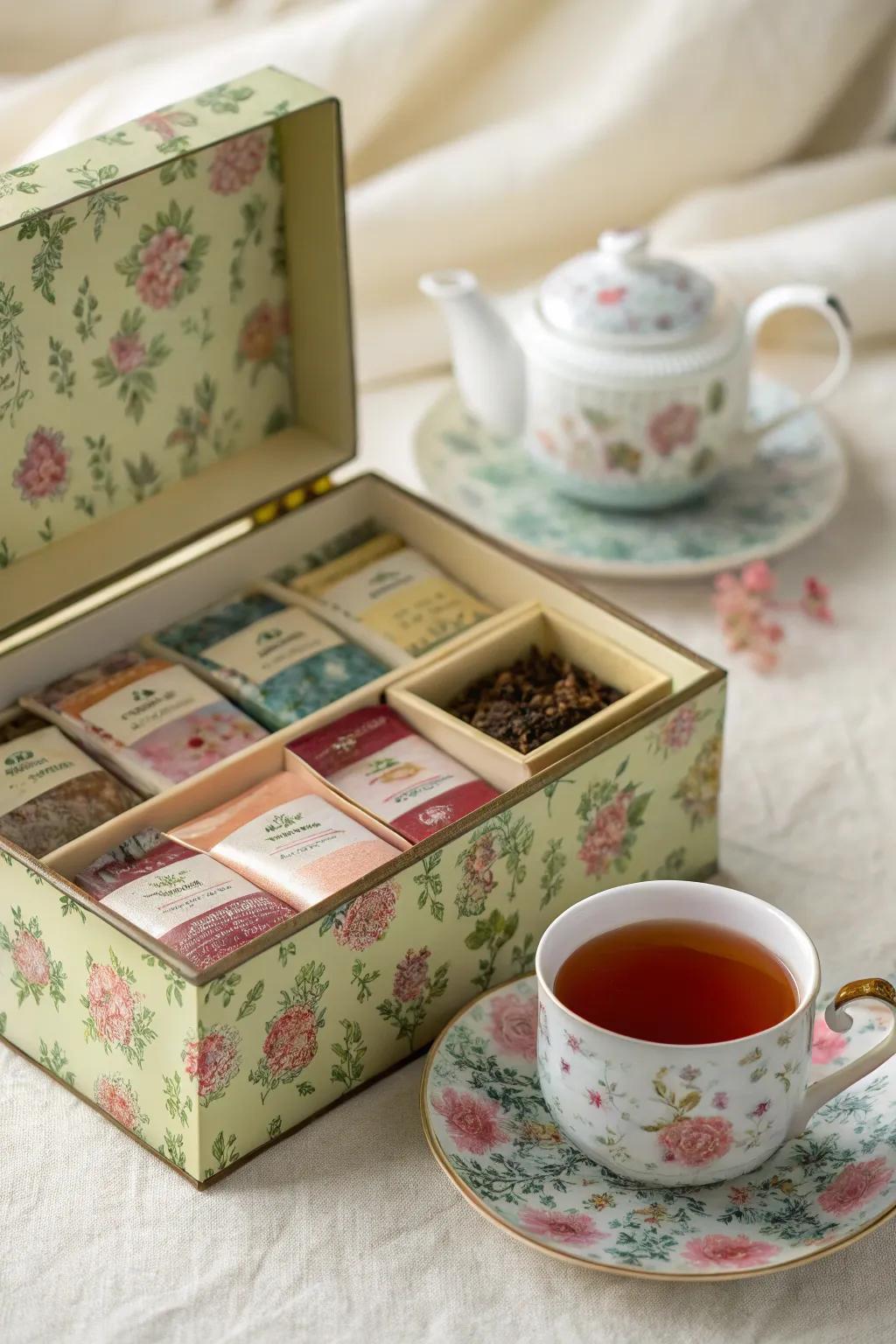 Relax and unwind with a selection of calming teas.