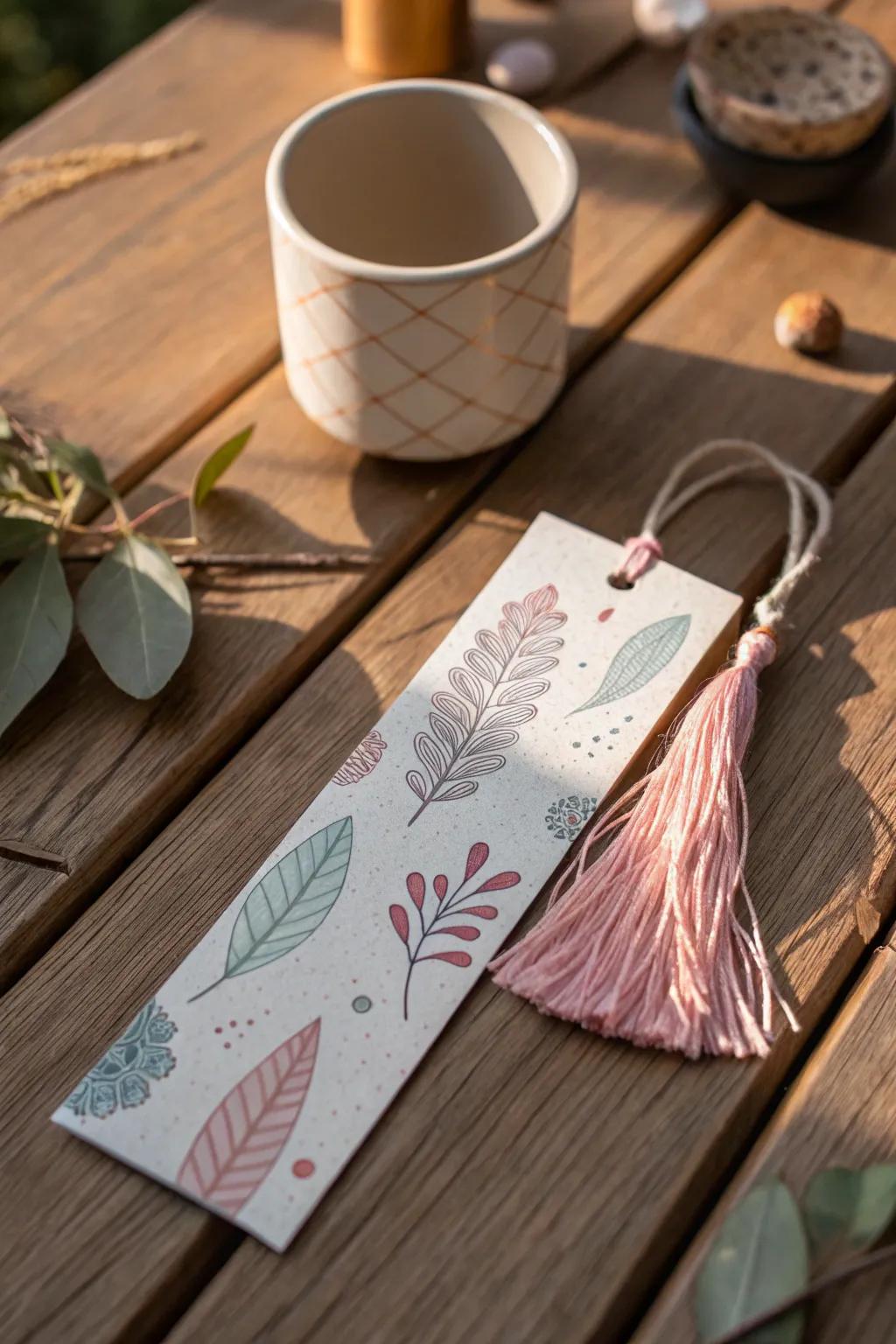 Handcrafted Delights: Add a personal touch to your reading with custom bookmarks made by little hands.