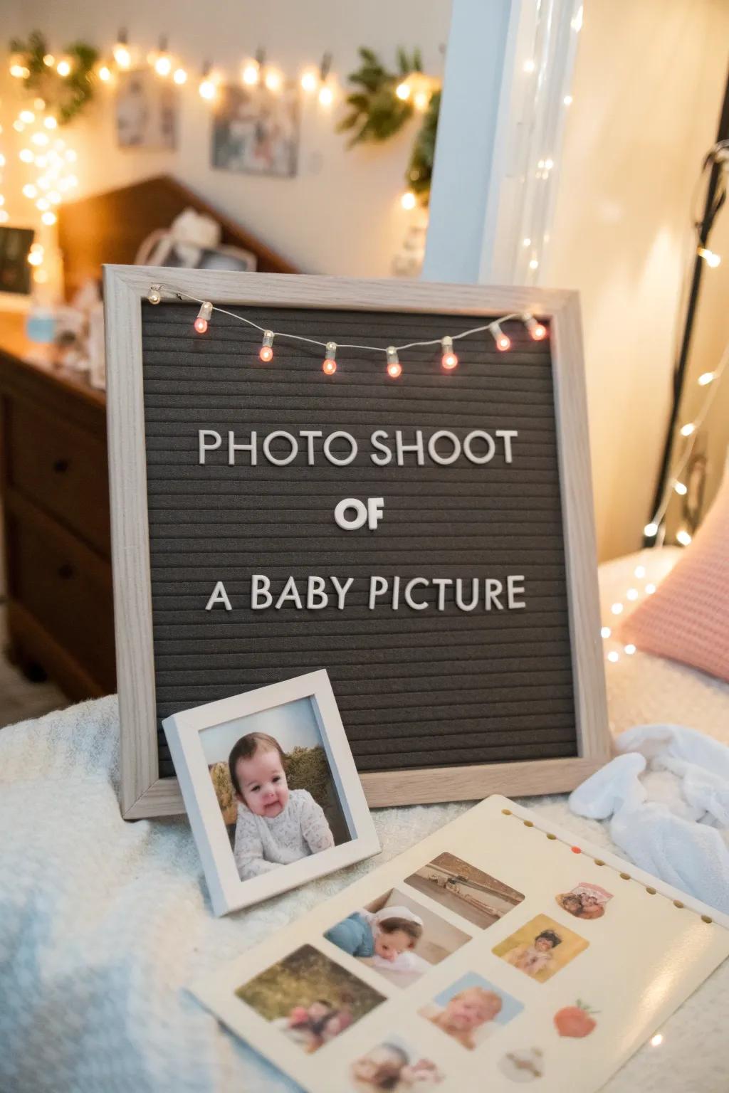 Personalize your board with letterboard phrases.