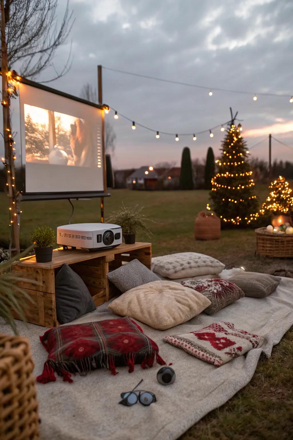 An outdoor movie night offers a magical twist to your party.