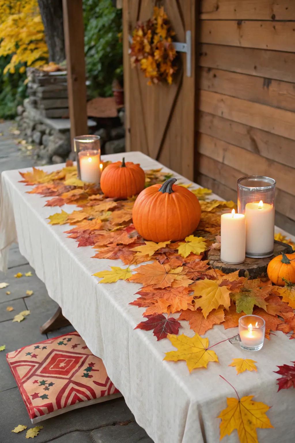 A seasonal centerpiece capturing the essence of a cherished time of year.