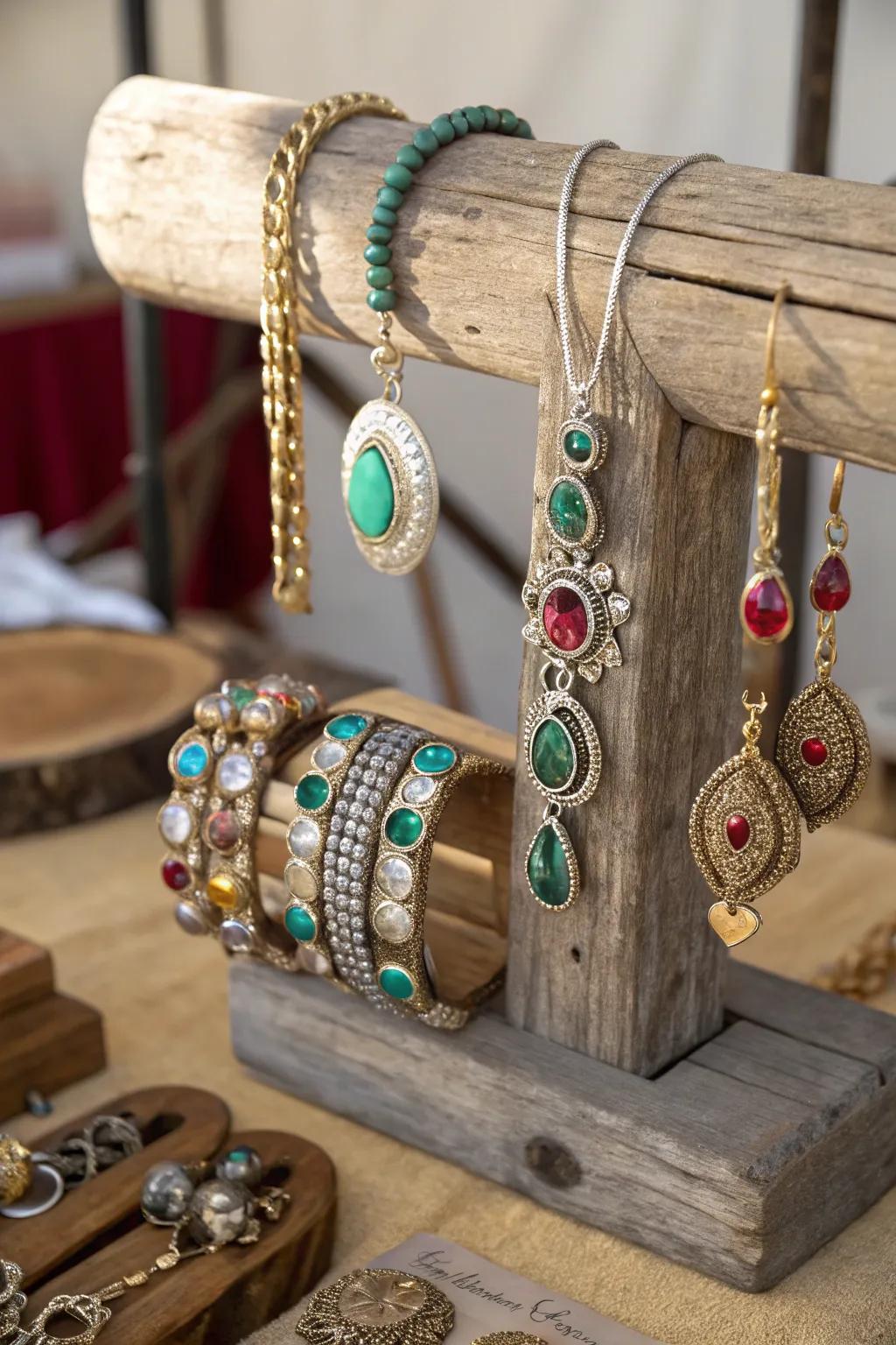 Unique handcrafted jewelry for a personal touch.