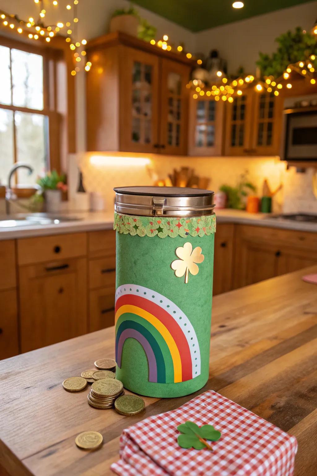 A coffee container trap that’s both simple and charming.