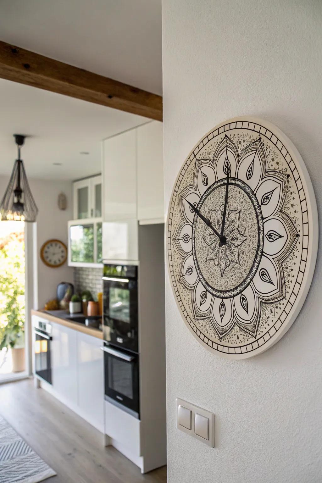 Mandala clocks turn timekeeping into an art form.