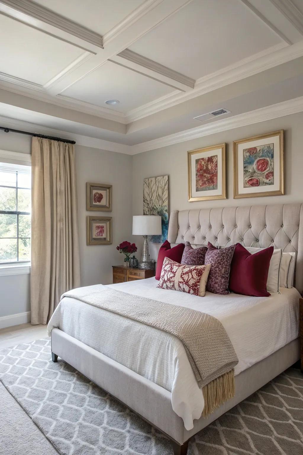 Express yourself with a personalized color palette in your master suite.