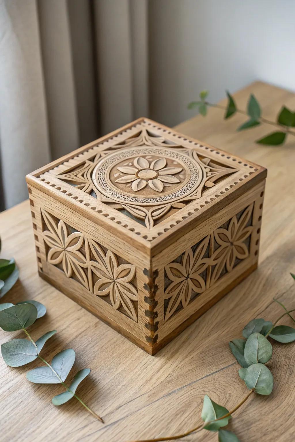 Unlock the fun! Discover the beauty and challenge of this handcrafted puzzle box for birthday surprises.