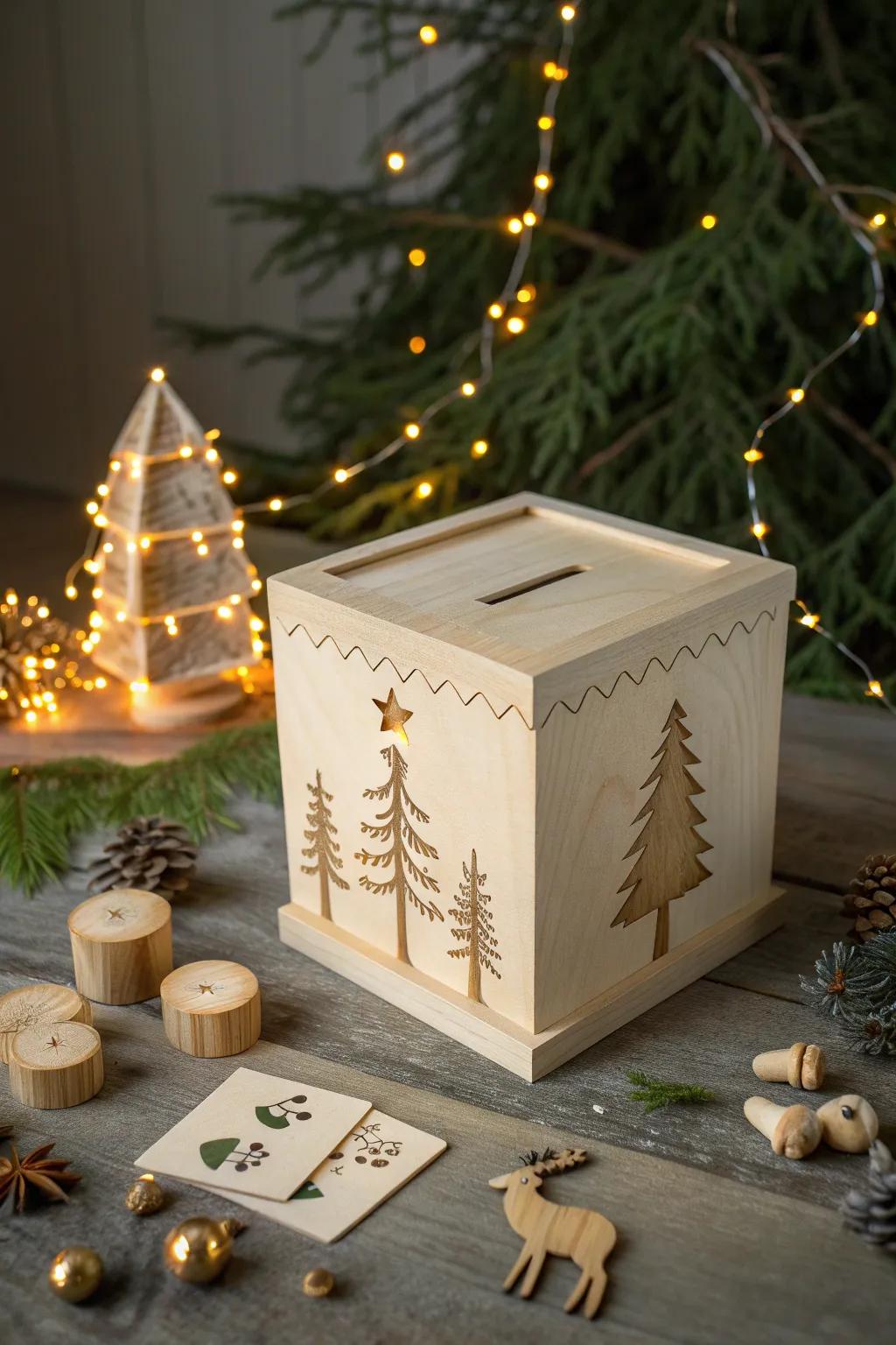 Step into a Fairy Tale Forest: A magical gift presentation with a touch of minimalist charm.