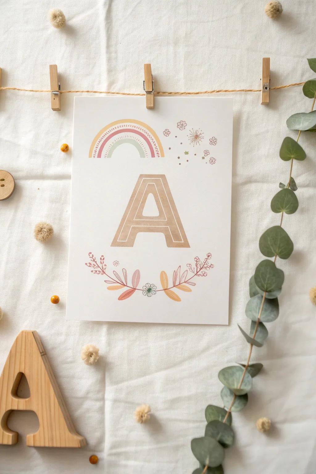 Discover the beauty of phonics with this elegantly crafted Montessori sound and symbols board. Perfect for little learners!