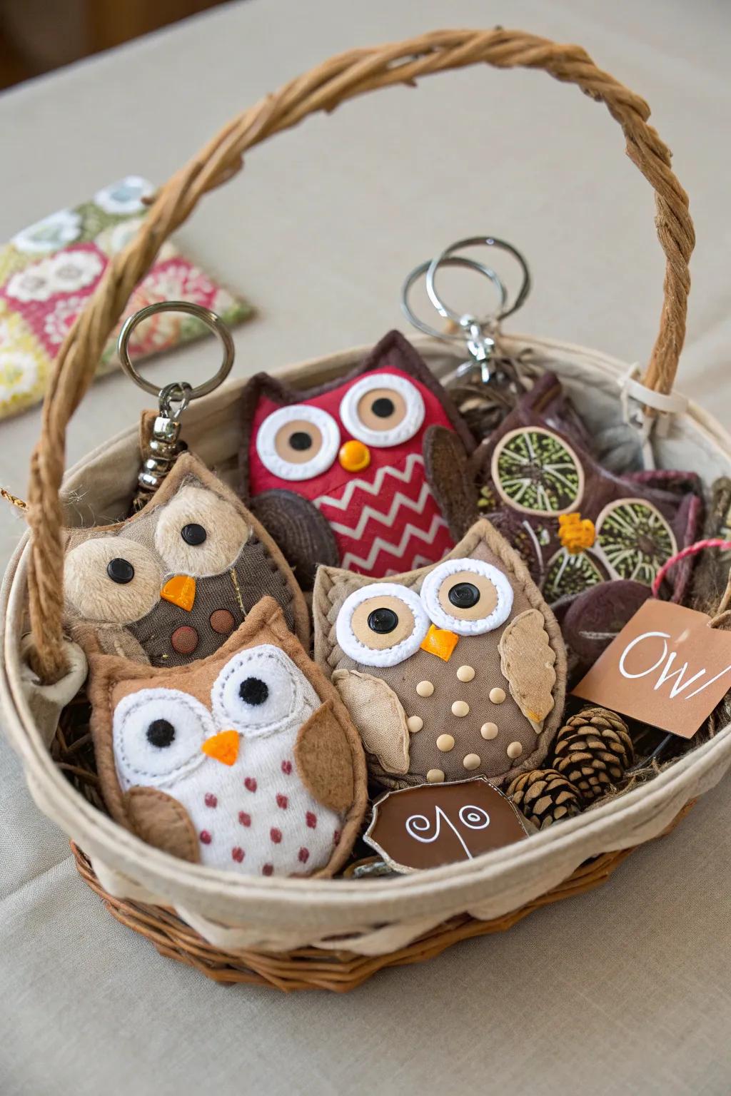 Charming Owl Party Favors