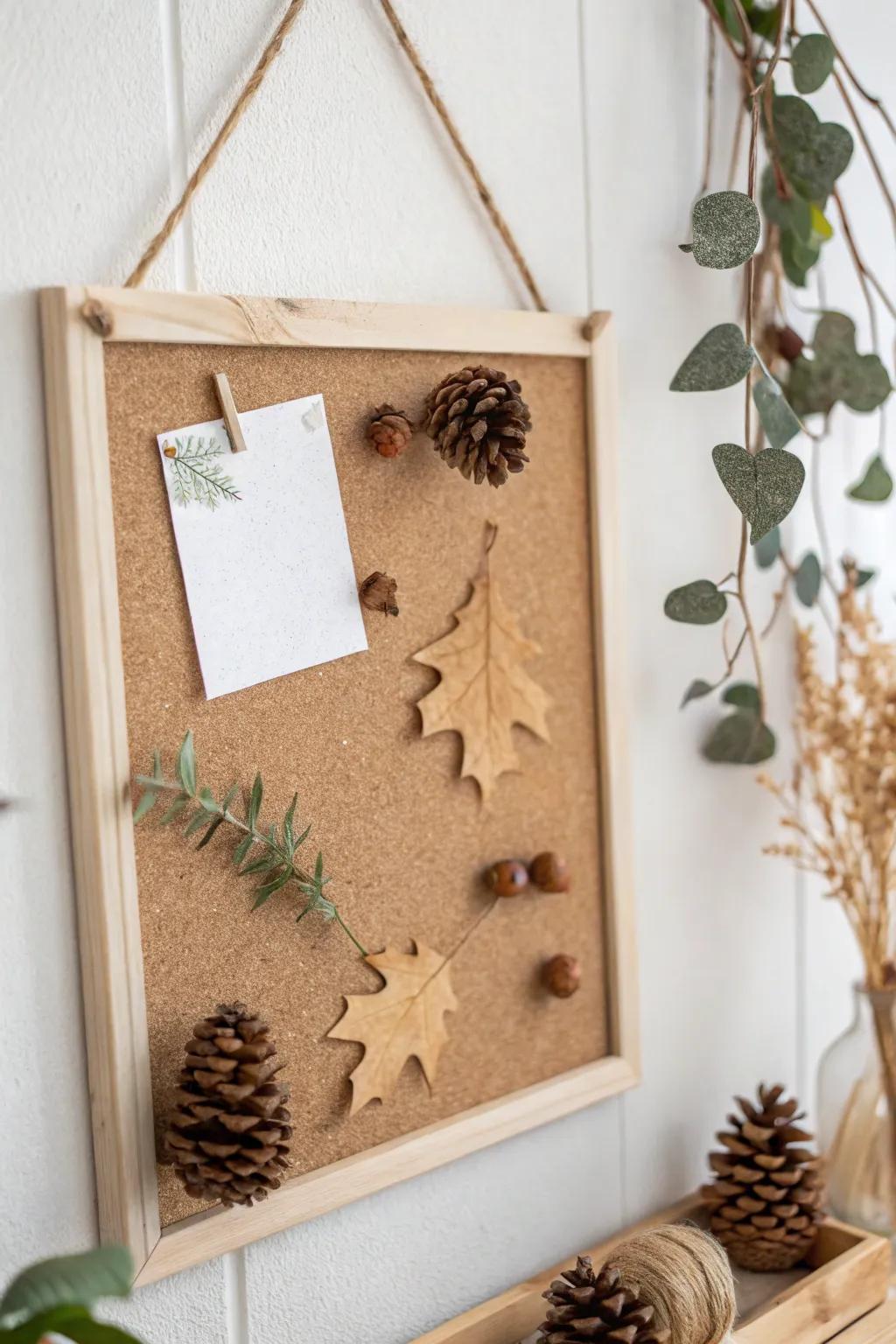 Embrace the season with a charming cork board refresh!