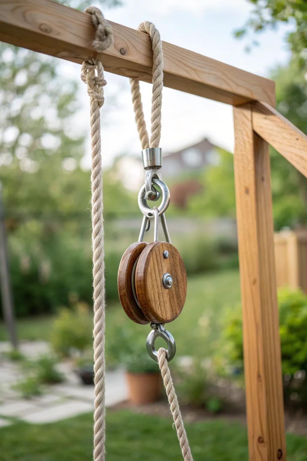 Elevate your backyard with a DIY zip line that blends adventure and aesthetic charm.