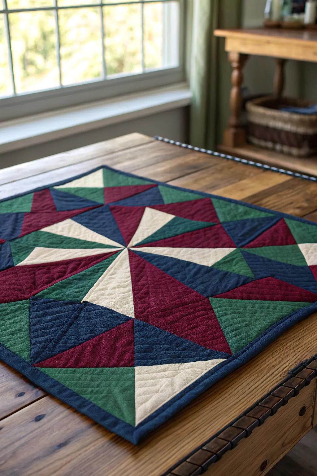 Master the Art of Quilting with Timeless Pinwheel Patterns.