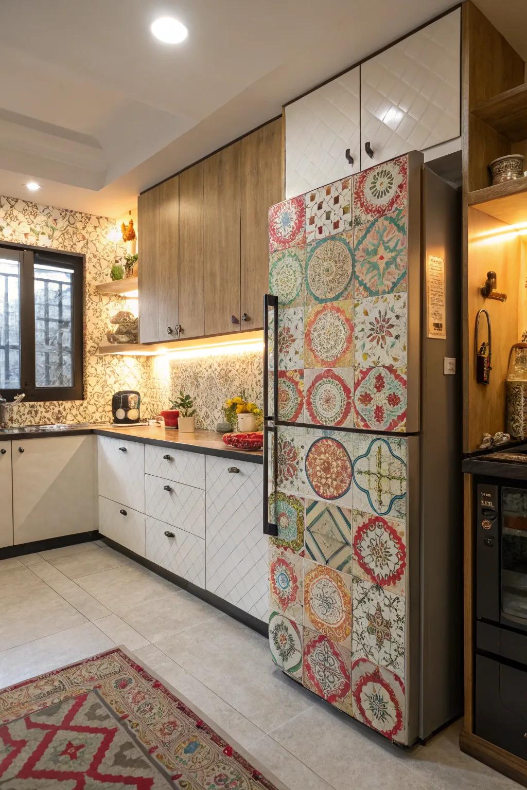 Patterns can infuse your kitchen with personality and charm.