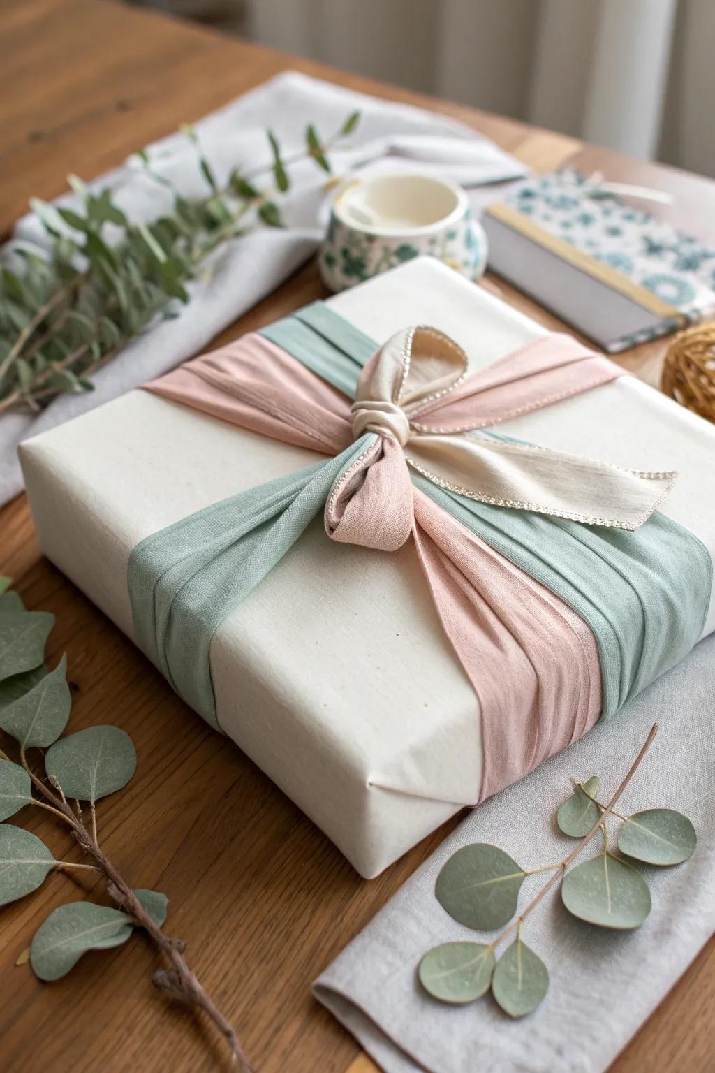 Elevate your gift wrapping with a touch of elegance and simplicity. 🎁✨ #ScandinavianStyle #BohoChic