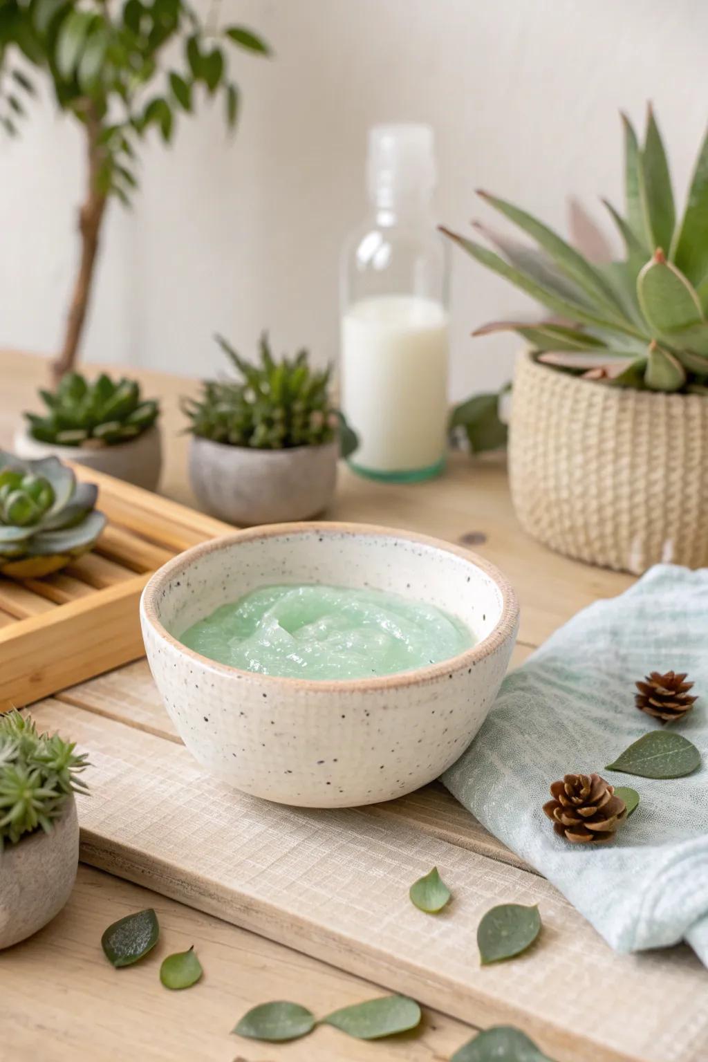 Craft your creativity with eco-friendly slime supplies and a touch of nature.