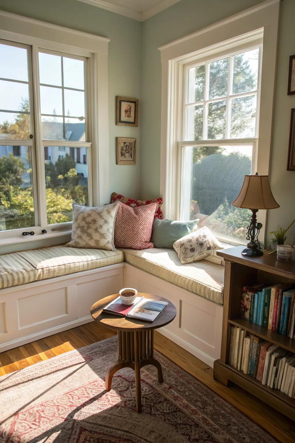 A cozy nook can become a favorite relaxation spot.