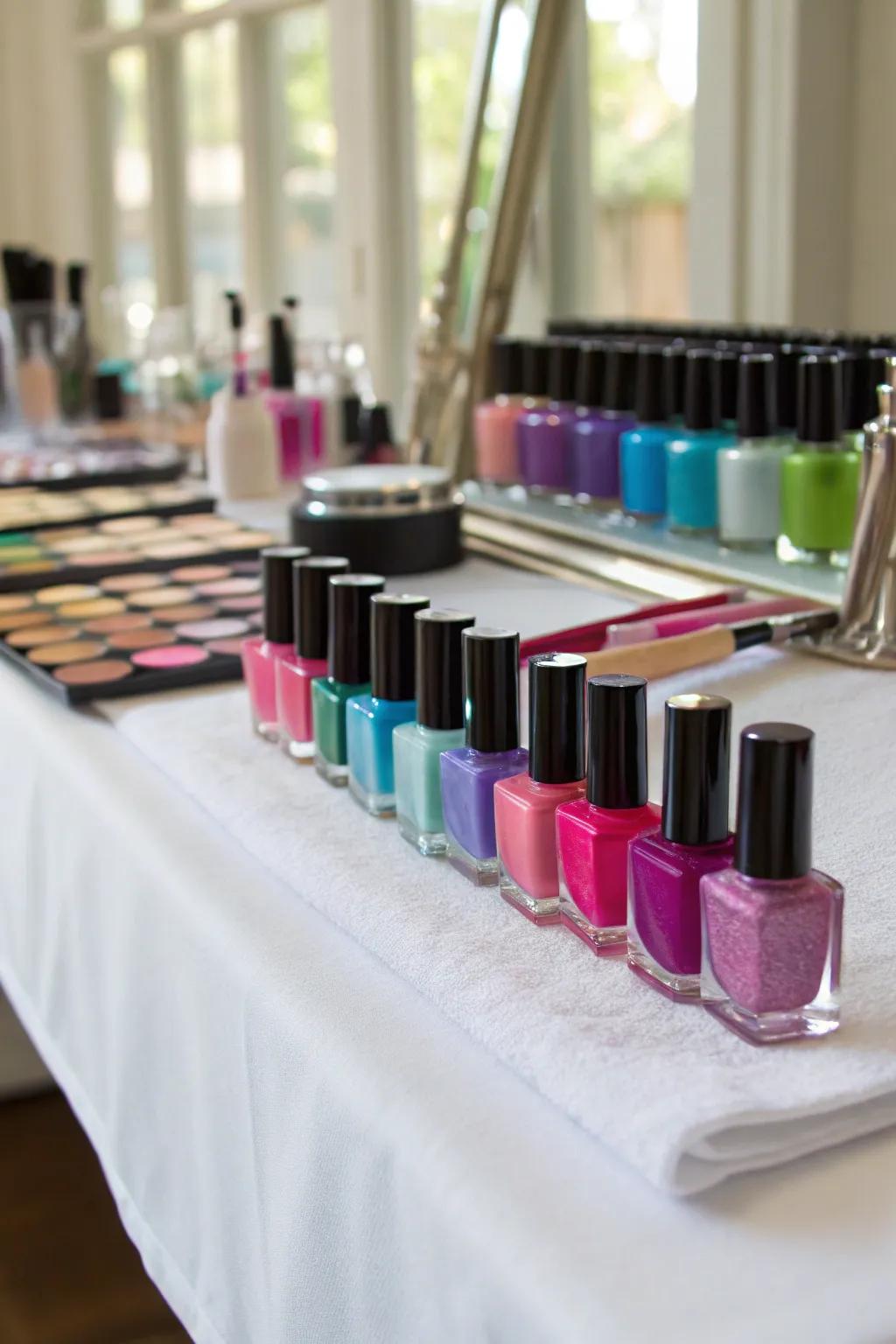 Nail polish sets for creative and colorful nail art.