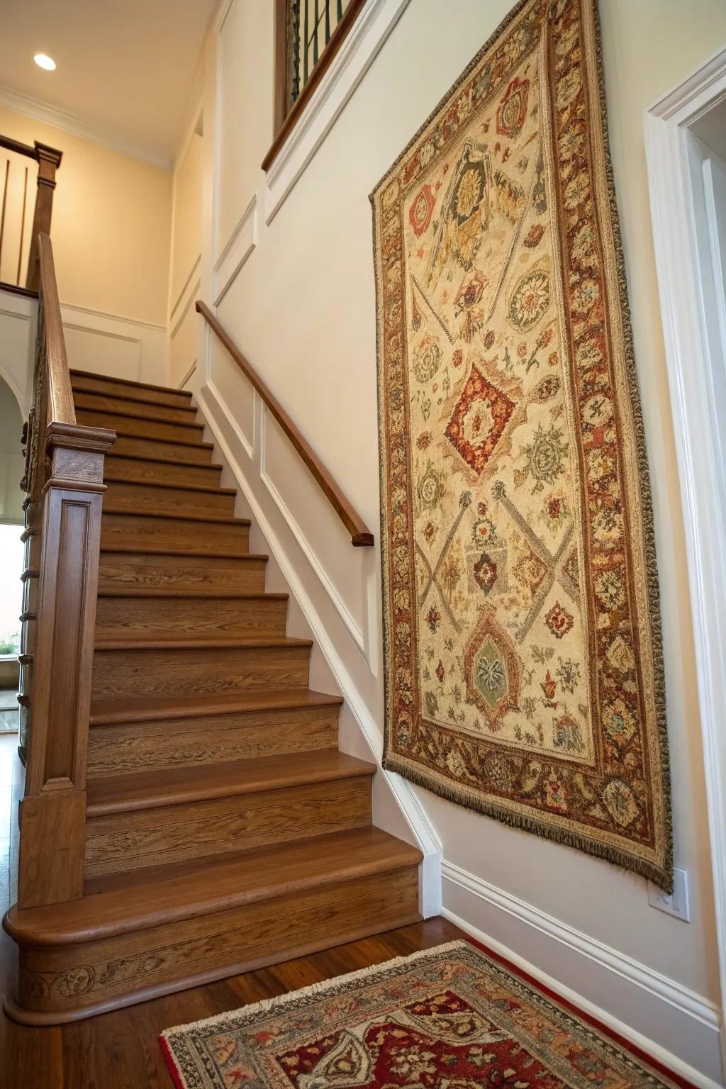 Rugs can be art for your walls.