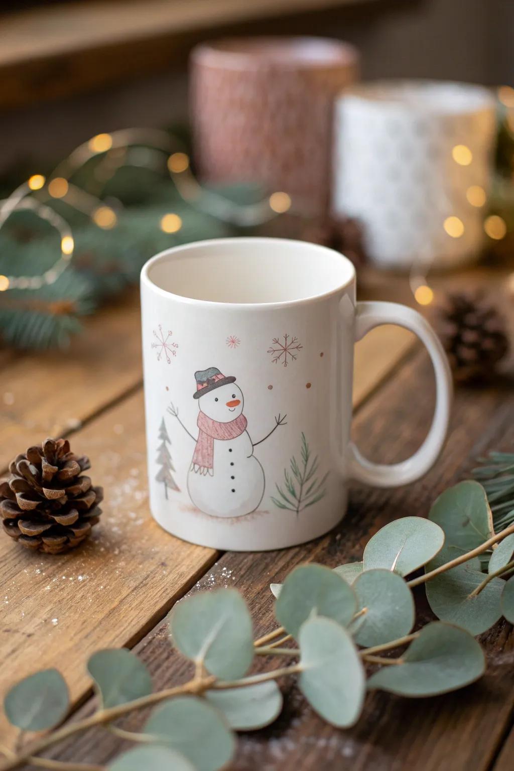 Embrace the festive season with minimalist charm—perfect for adding a touch of cheer to your holiday gatherings.